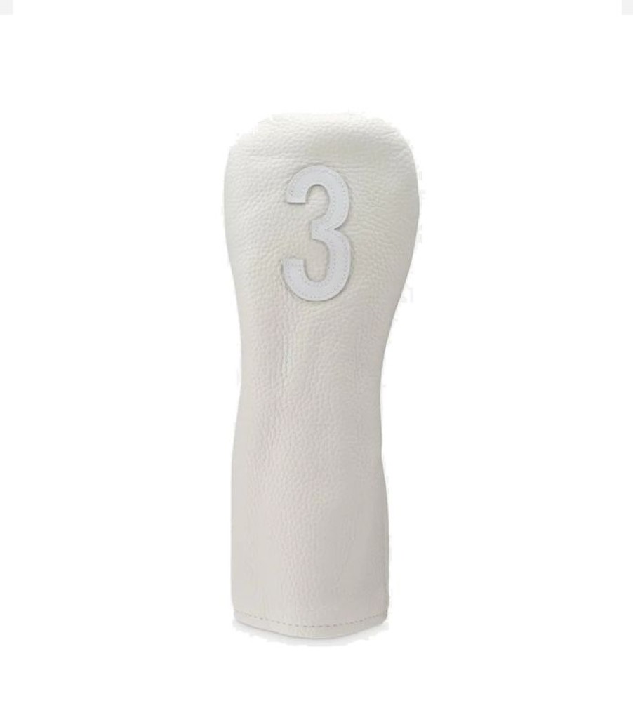 Andre Vessel | Vessel Lux 3-Wood Headcover - White