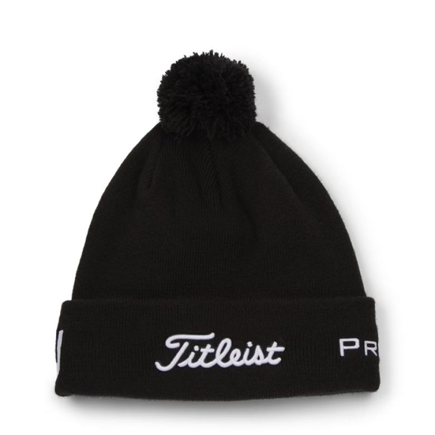 Andre Titleist | Titleist Tour Pom Pom - Beanie - Black