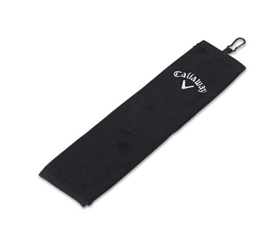 Andre Callaway | Callaway Tri-Fold Towel - Black