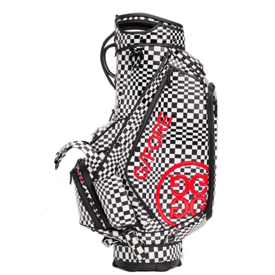 Golfbagger GFORE | G/Fore Distorted Check Tour Staff Bag