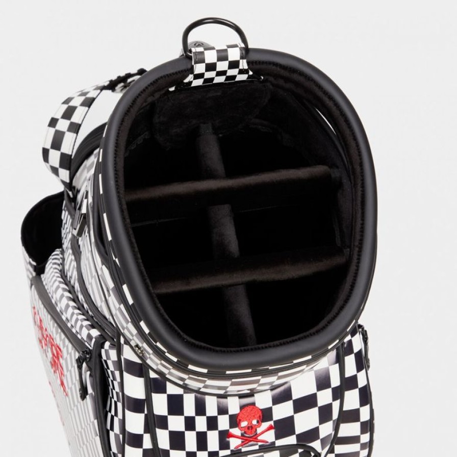 Golfbagger GFORE | G/Fore Distorted Check Tour Staff Bag