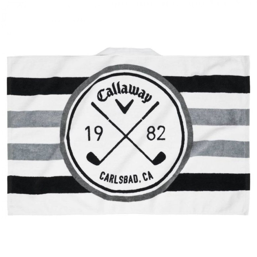 Andre Callaway | Callaway Tour Towel - White/Black