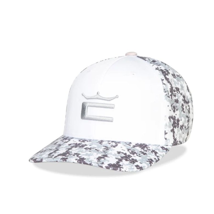 Andre Cobra | Cobra Camo Crown Snapback - White