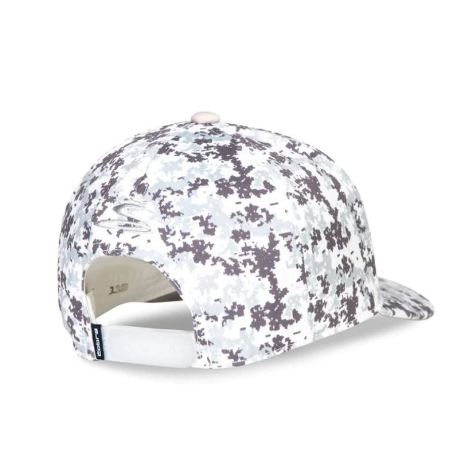 Andre Cobra | Cobra Camo Crown Snapback - White